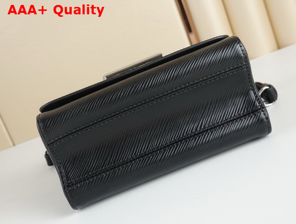 Louis Vuitton Twist PM Chain Bag Black Epi Leather Silver Color Hardware M21118 Replica