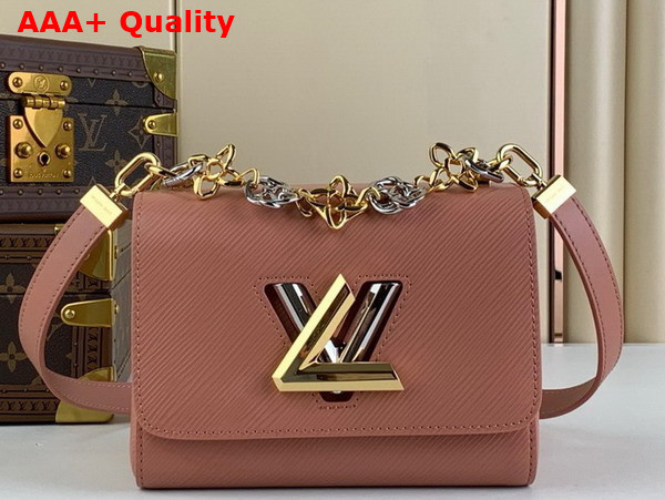 Louis Vuitton Twist PM Handbag in Pink Epi Grained Leather M23074 Replica