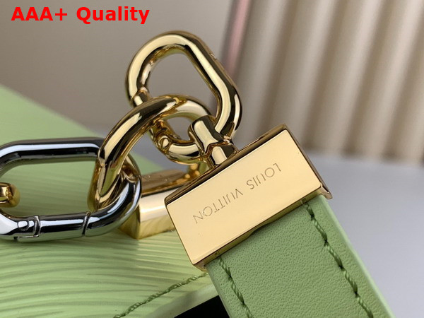 Louis Vuitton Twist PM Handbag in Vert Noto Green Epi Grained Leather M22768 Replica