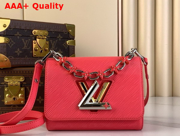 Louis Vuitton Twist PM LV Bloom Handbag in Pink Sky Epi Grained Cowhide Leather M24042 Replica