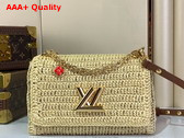 Louis Vuitton Twist PM Slim Brown Raffia M14309 Replica