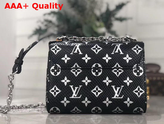 Louis Vuitton Twist PM in Luxurious Python Leather Black Monogram N96931 Replica