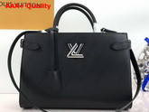 Louis Vuitton Twist Tote Epi Noir M54810 Replica