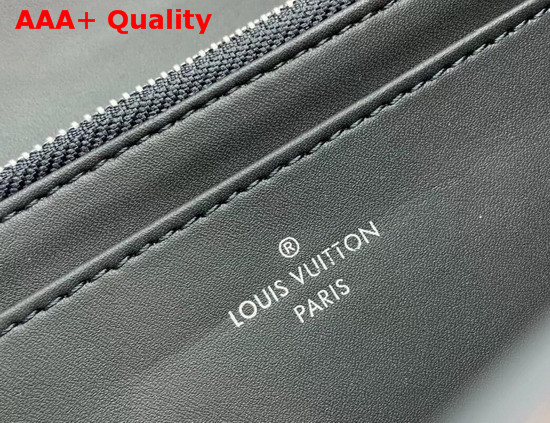 Louis Vuitton Twist Wallet Black and Tan Cowhide Leather Replica