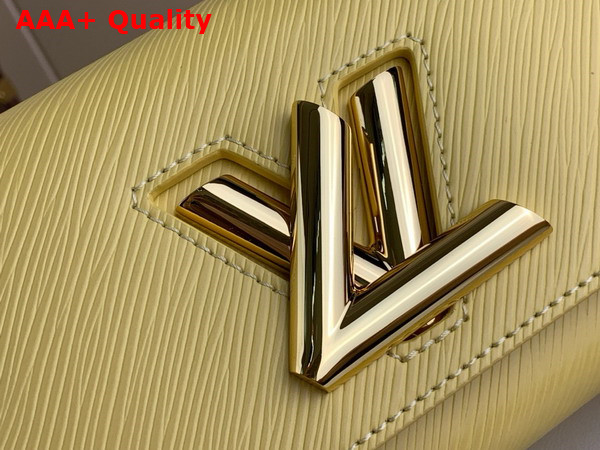 Louis Vuitton Twist West Handbag in Banana Yellow Epi Leather M24548 Replica