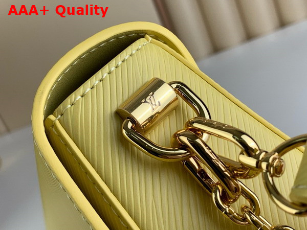 Louis Vuitton Twist West Handbag in Banana Yellow Epi Leather M24548 Replica