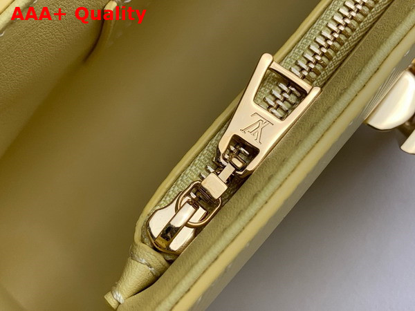 Louis Vuitton Twist West Handbag in Banana Yellow Epi Leather M24548 Replica