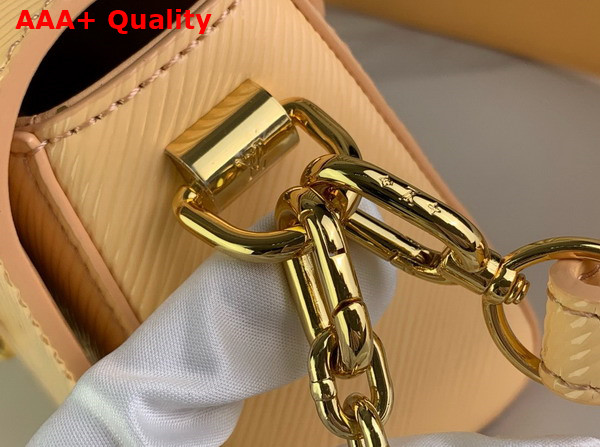 Louis Vuitton Twist West Handbag in Beige Epi Leather Replica