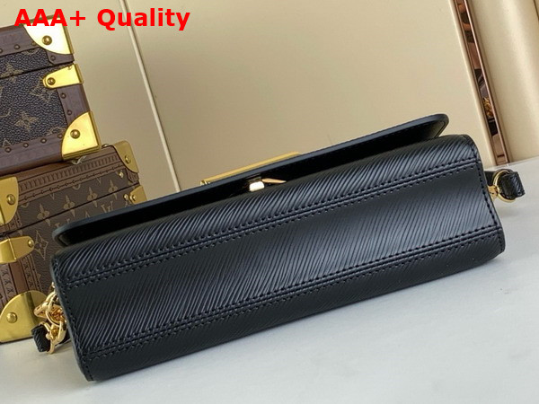 Louis Vuitton Twist West Handbag in Black Epi Leather M24549 Replica