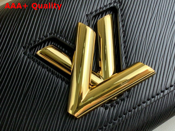 Louis Vuitton Twist West Handbag in Black Epi Leather M24549 Replica