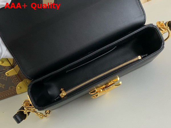 Louis Vuitton Twist West Handbag in Black Epi Leather M24549 Replica