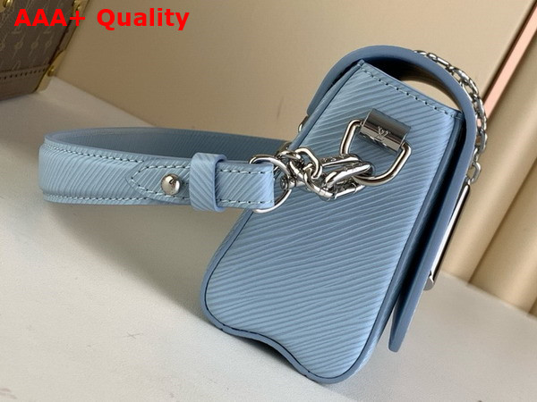 Louis Vuitton Twist West Handbag in Candy Blue Epi Leather M24566 Replica