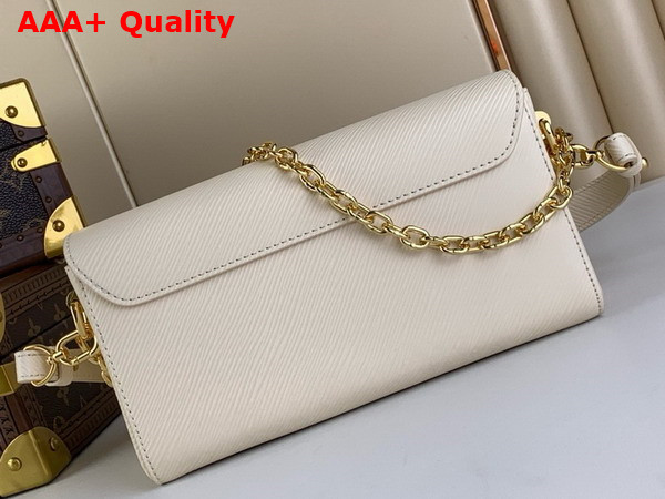 Louis Vuitton Twist West Handbag in Quartz White Epi Leather M24550 Replica