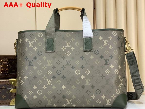 Louis Vuitton Uptown Tote in Khaki Green Monogram Surplus Coated Canvas M29269 Replica