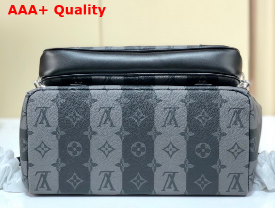 Louis Vuitton Utilitary Backpack Monogram Stripes Eclipse Coated Canvas M45962 Replica