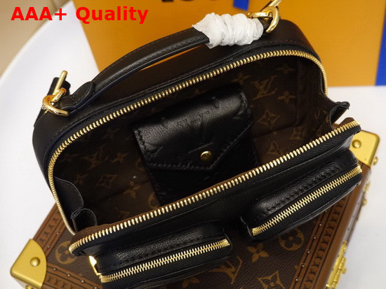 Louis Vuitton Utility Crossbody Bag Black Calfskin Leather M80450 Replica
