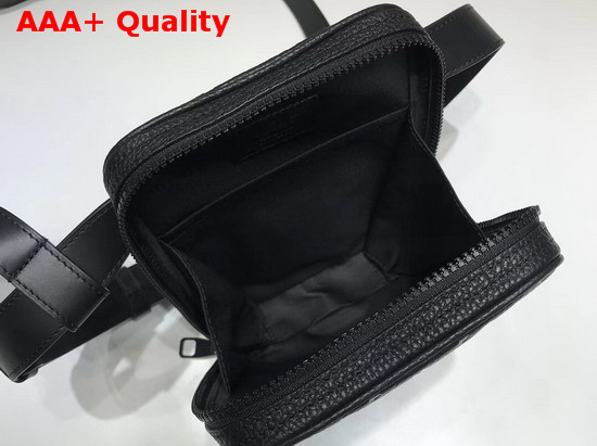 Louis Vuitton Utility Side Bag Absolute Black Taurillon Monogram Cowhide Leather M53298 Replica