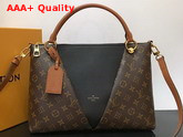 Louis Vuitton V Tote MM Monogram Black M43948 Replica