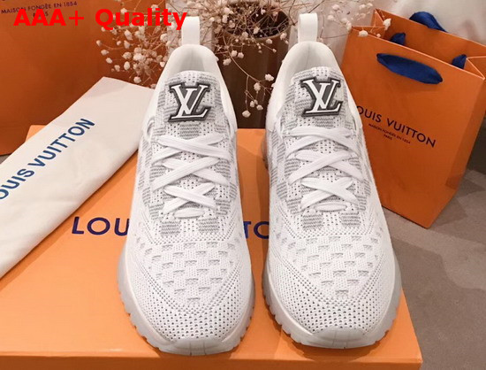 Louis Vuitton VNR Sneaker in White Damier Knit Replica