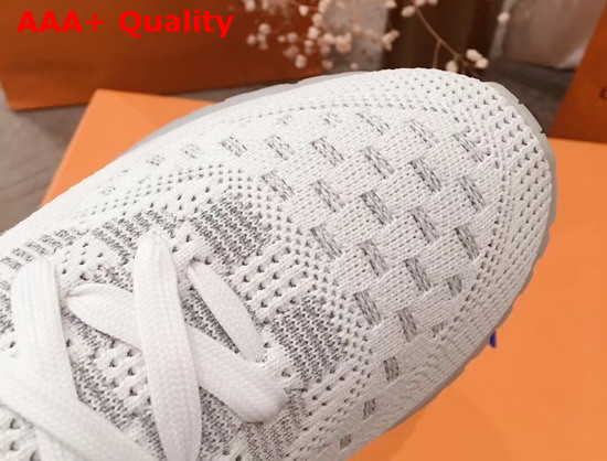 Louis Vuitton VNR Sneaker in White Damier Knit Replica