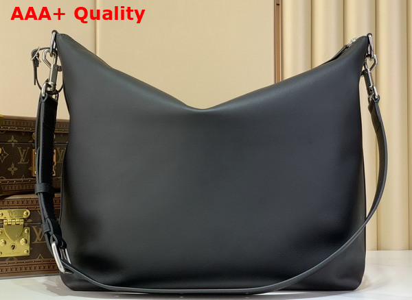 Louis Vuitton Vagabond Hobo in Black Calfskin Leather Replica