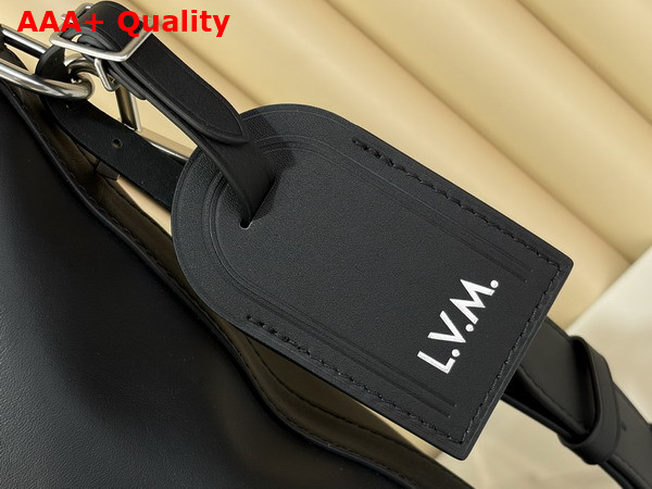 Louis Vuitton Vagabond Hobo in Black Calfskin Leather Replica