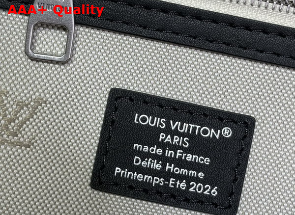 Louis Vuitton Vagabond Hobo in Black Calfskin Leather Replica
