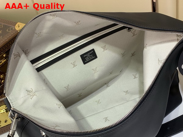 Louis Vuitton Vagabond Hobo in Black Calfskin Leather Replica