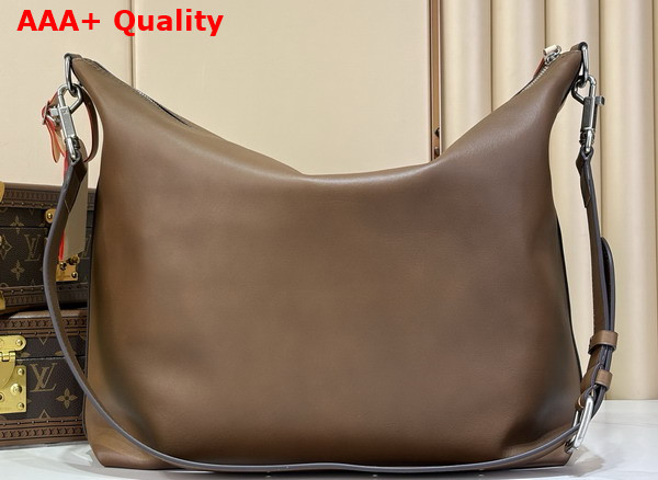 Louis Vuitton Vagabond Hobo in Caramel Calfskin Leather M28392 Replica