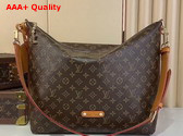 Louis Vuitton Vagabond Hobo in Monogram Coated Canvas M14018 Replica