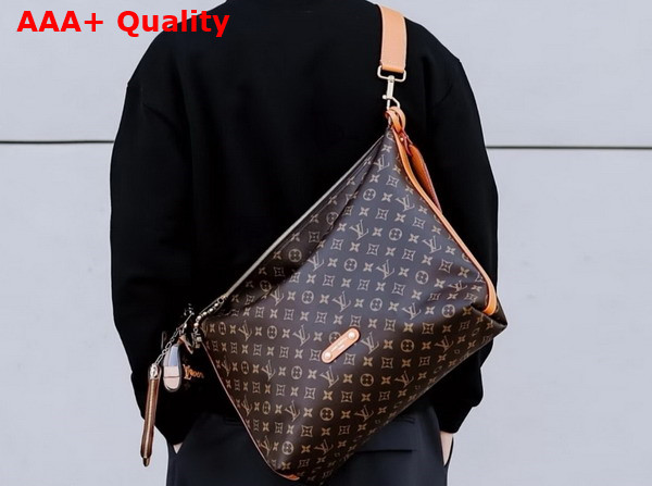 Louis Vuitton Vagabond Hobo in Monogram Coated Canvas M14018 Replica
