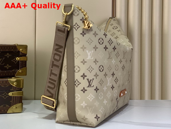 Louis Vuitton Vagabond Hobo in Sand Beige Monogram Surplus Coated Canvas M26931 Replica
