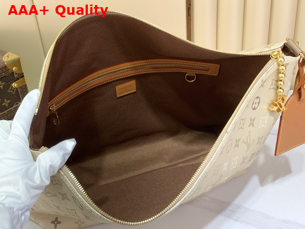 Louis Vuitton Vagabond Hobo in Sand Beige Monogram Surplus Coated Canvas M26931 Replica