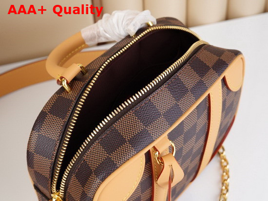 Louis Vuitton Valisette Souple BB Natural Damier Ebene Canvas N50065 Replica