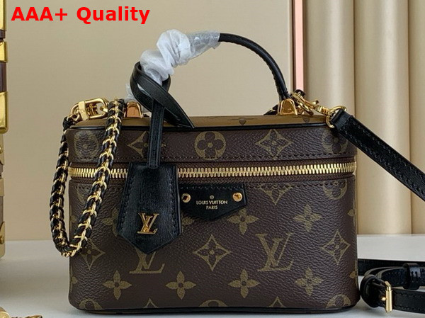 Louis Vuitton Vanity Chain Pouch Monogram Reverse Canvas M47125 Replica