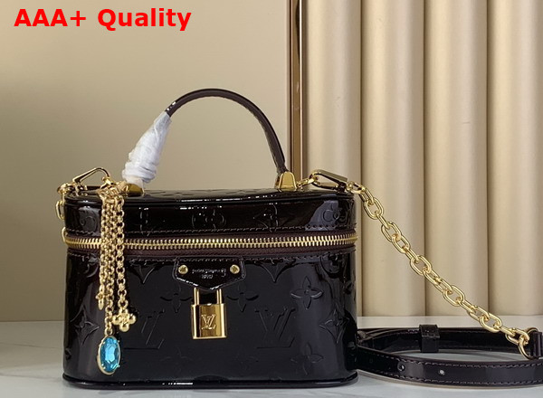 Louis Vuitton Vanity Chain Pouch Monogram Vernis Datewood M28334 Replica