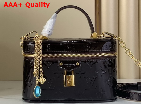 Louis Vuitton Vanity Chain Pouch Monogram Vernis Datewood M28334 Replica