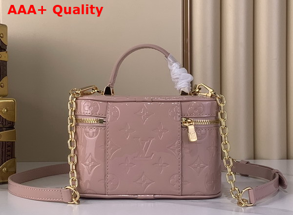 Louis Vuitton Vanity Chain Pouch Monogram Vernis Desert Sand M27169 Replica
