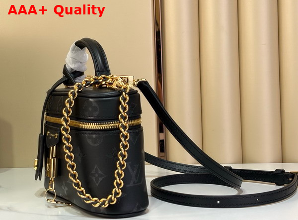 Louis Vuitton Vanity Chain Pouch in Boldly Black Calfskin Leather M3A372 Replica