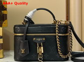 Louis Vuitton Vanity Chain Pouch in Boldly Black Calfskin Leather M3A372 Replica
