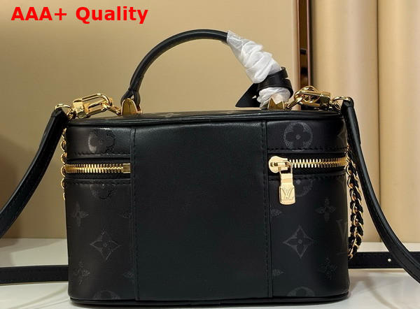 Louis Vuitton Vanity Chain Pouch in Boldly Black Calfskin Leather M3A372 Replica