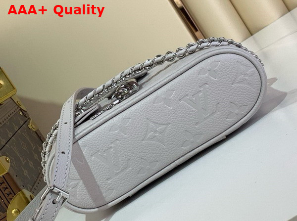 Louis Vuitton Vanity Chain Pouch in Brume Gray Monogram Empreinte Leather M13593 Replica