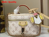 Louis Vuitton Vanity Chain Pouch in Monogram Dune Coated Canvas with a Playful Touch M29782 Replica