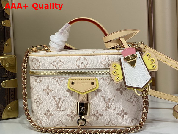 Louis Vuitton Vanity Chain Pouch in Monogram Dune Coated Canvas with a Playful Touch M29782 Replica
