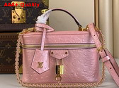 Louis Vuitton Vanity Chain Pouch in Pink Glaze Ostrich Leather N85820 Replica