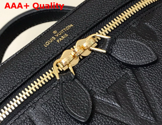 Louis Vuitton Vanity PM Handbag Black Monogram Empreinte Leather M45598 Replica