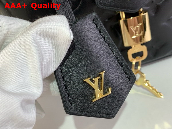 Louis Vuitton Vanity PM Handbag in Black Puffy Lambskin M25123 Replica