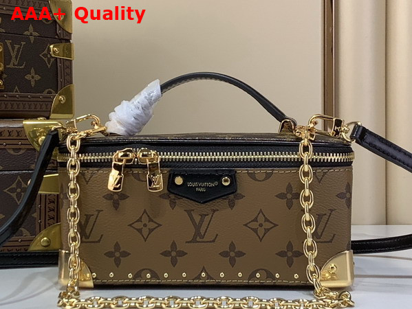 Louis Vuitton Vanity Pouch Trunk Monogram Reverse Canvas M29548 Replica