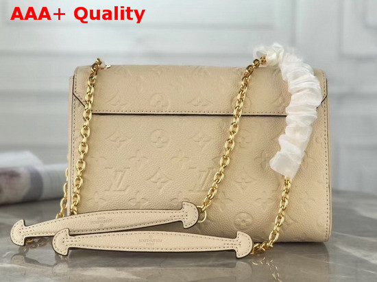 Louis Vuitton Vavin BB Creme Monogram Empreinte Leather M44553 Replica