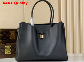 Louis Vuitton Vendome MM Handbag in Black Calfskin Leather M26338 Replica